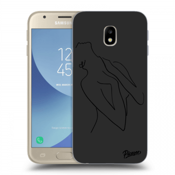 Picasee silikonový černý obal pro Samsung Galaxy J3 2017 J330F - Sensual girl