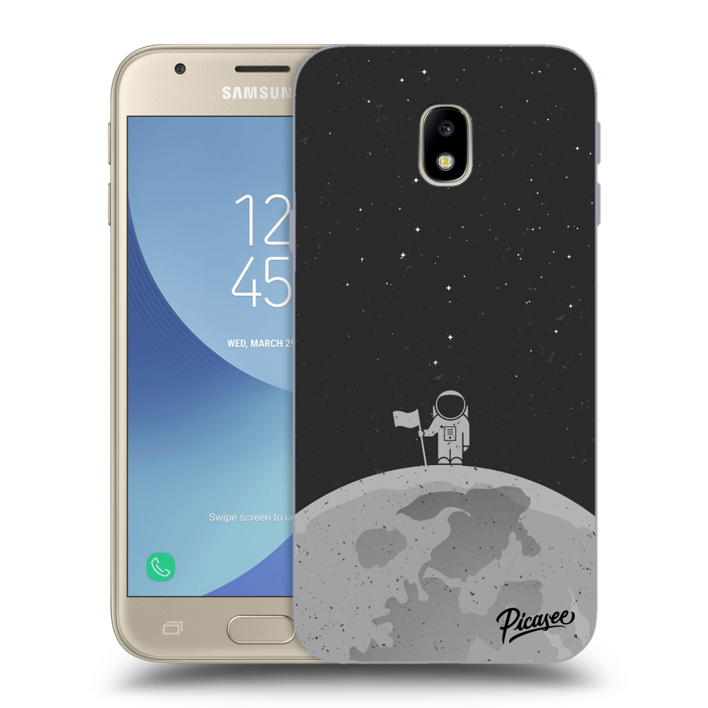 Picasee Silikonovy Pruhledny Obal Pro Samsung Galaxy J3 17 J330f Astronaut Picasee