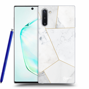Obal pro Samsung Galaxy Note 10 N970F - White tile
