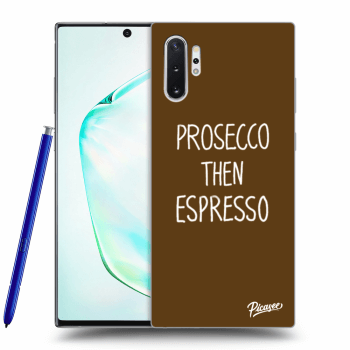 Picasee silikonový průhledný obal pro Samsung Galaxy Note 10+ N975F - Prosecco then espresso