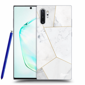 Obal pro Samsung Galaxy Note 10+ N975F - White tile