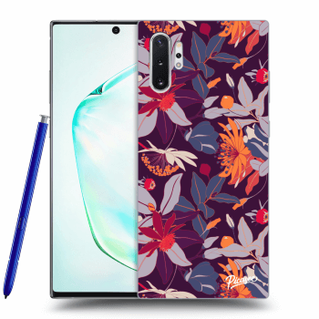 Picasee ULTIMATE CASE pro Samsung Galaxy Note 10+ N975F - Purple Leaf