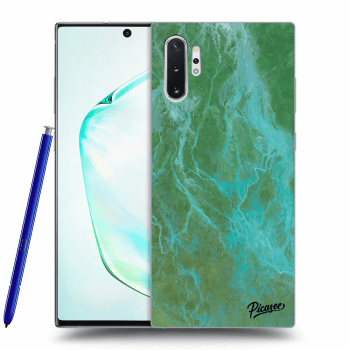 Picasee ULTIMATE CASE pro Samsung Galaxy Note 10+ N975F - Green marble