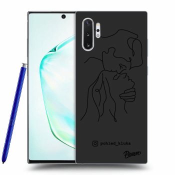 Picasee silikonový černý obal pro Samsung Galaxy Note 10+ N975F - Forehead kiss