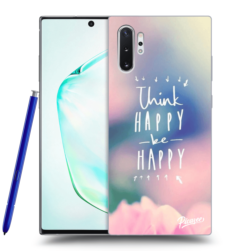 Picasee ULTIMATE CASE pro Samsung Galaxy Note 10+ N975F - Think happy be happy
