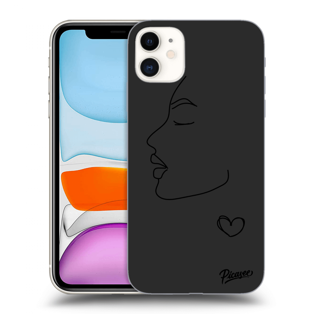 Picasee silikonový černý obal pro Apple iPhone 11 - Couple girl