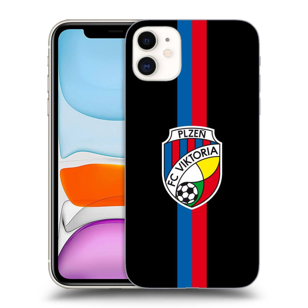 Picasee silikonový černý obal pro Apple iPhone 11 - FC Viktoria Plzeň H