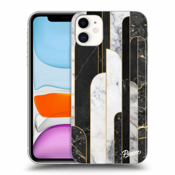 Picasee ULTIMATE CASE pro Apple iPhone 11 - Black & White tile