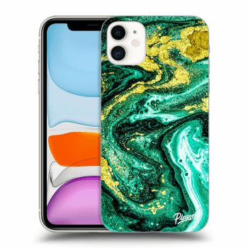 Obal pro Apple iPhone 11 - Green Gold