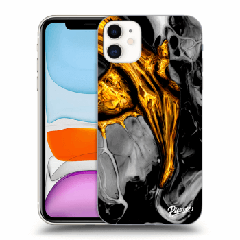 Obal pro Apple iPhone 11 - Black Gold