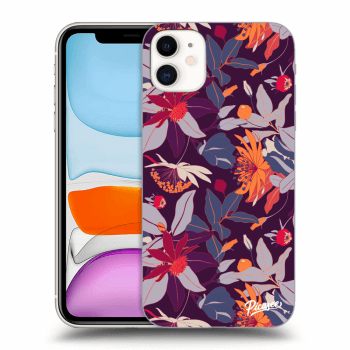Picasee ULTIMATE CASE MagSafe pro Apple iPhone 11 - Purple Leaf