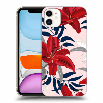 Obal pro Apple iPhone 11 - Red Lily