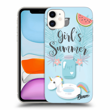 Picasee silikonový průhledný obal pro Apple iPhone 11 - Girls Summer