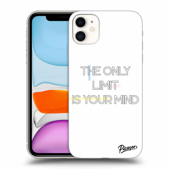 Picasee silikonový průhledný obal pro Apple iPhone 11 - The only limit is your mind