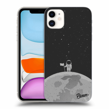 Picasee silikonový černý obal pro Apple iPhone 11 - Astronaut