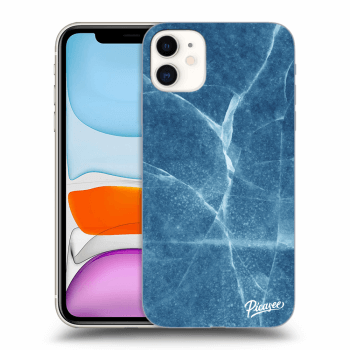 Picasee silikonový průhledný obal pro Apple iPhone 11 - Blue marble