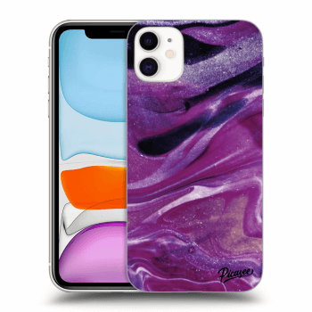 Obal pro Apple iPhone 11 - Purple glitter