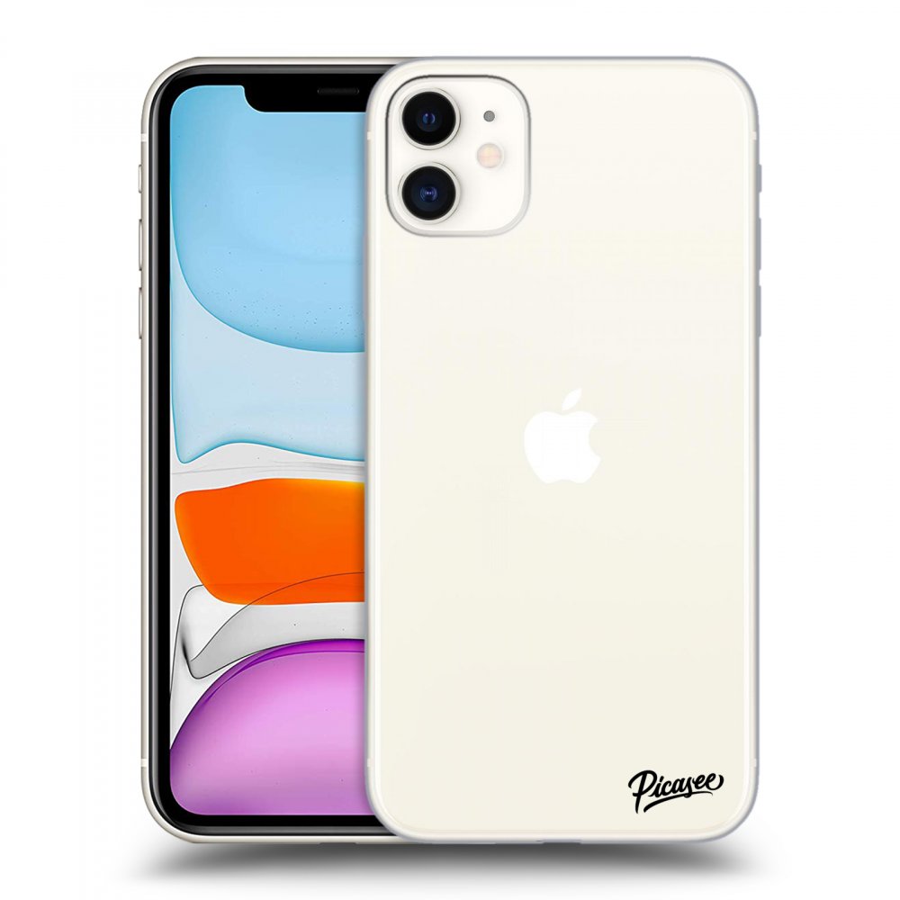 Picasee silikonový průhledný obal pro Apple iPhone 11 - Clear