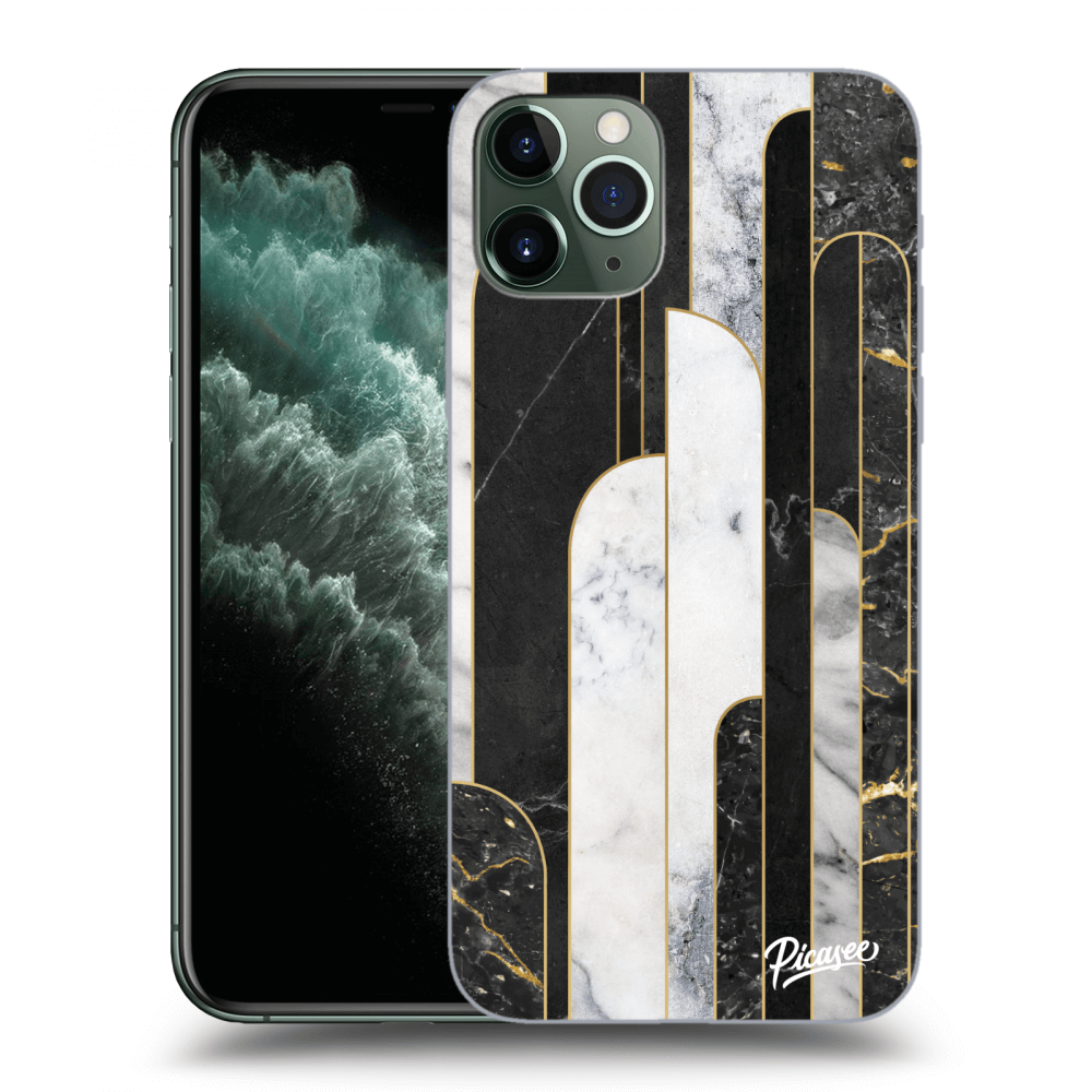 Picasee ULTIMATE CASE pro Apple iPhone 11 Pro - Black & White tile