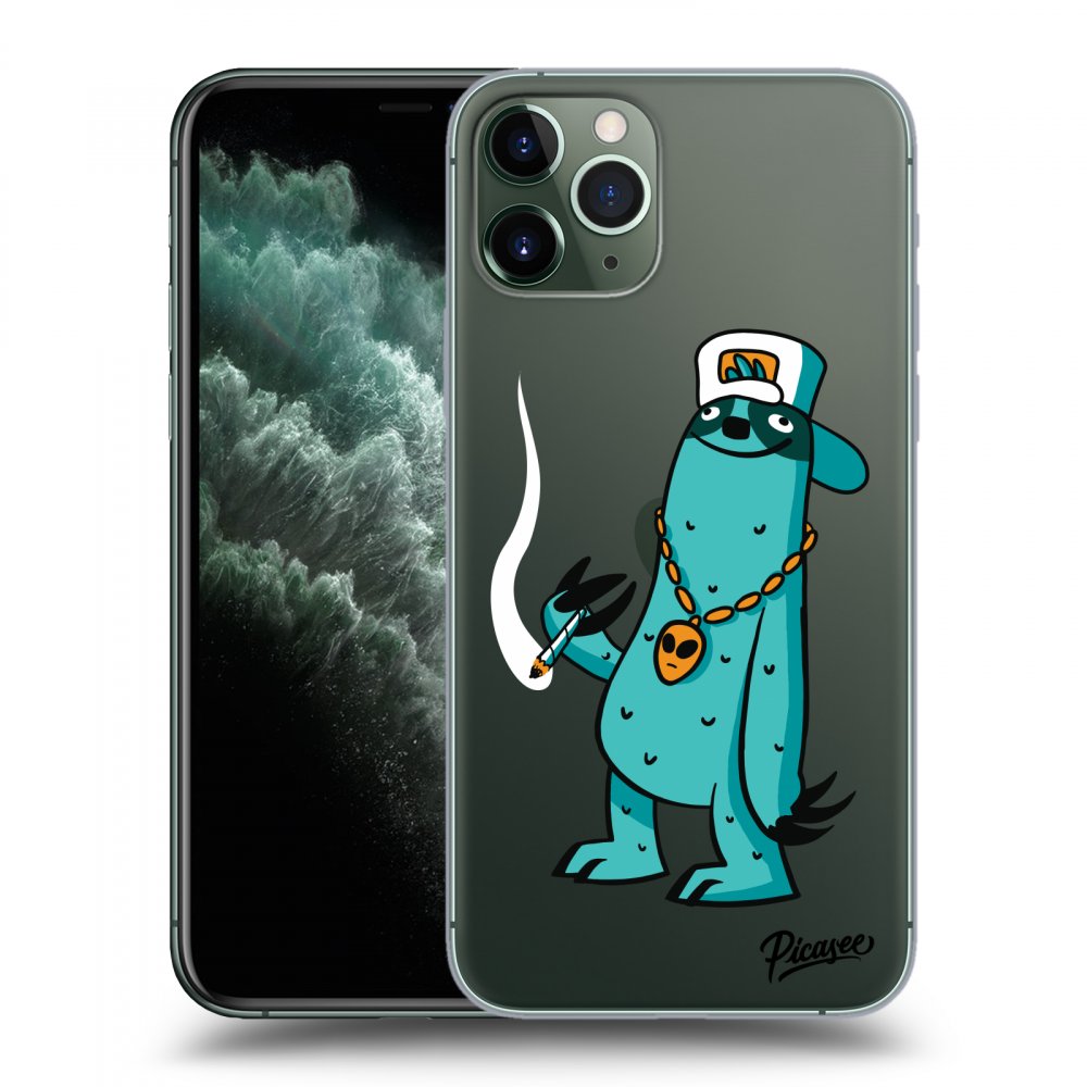 Picasee silikonový průhledný obal pro Apple iPhone 11 Pro - Earth - Je mi fajn