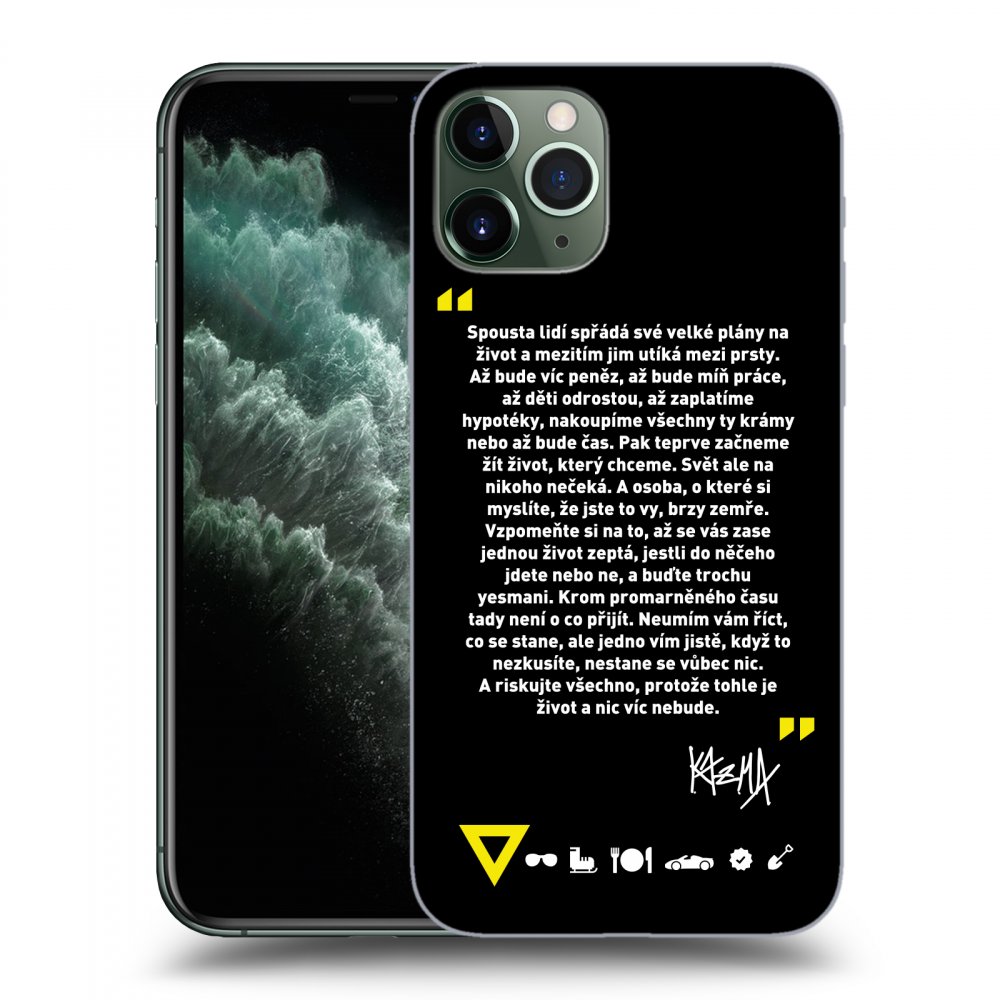 Picasee ULTIMATE CASE pro Apple iPhone 11 Pro - Kazma - BUĎTE TROCHU YESMANI