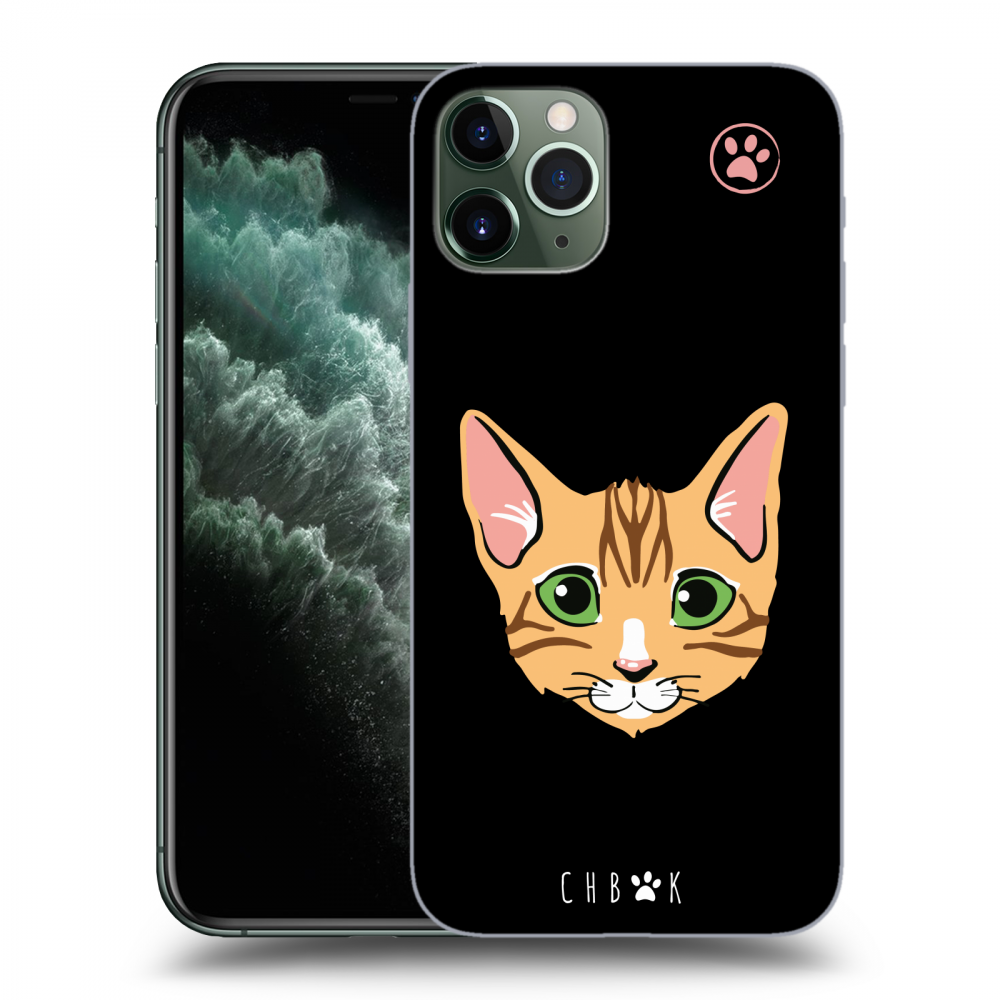 Picasee silikonový průhledný obal pro Apple iPhone 11 Pro - Chybí mi kočky - Černá