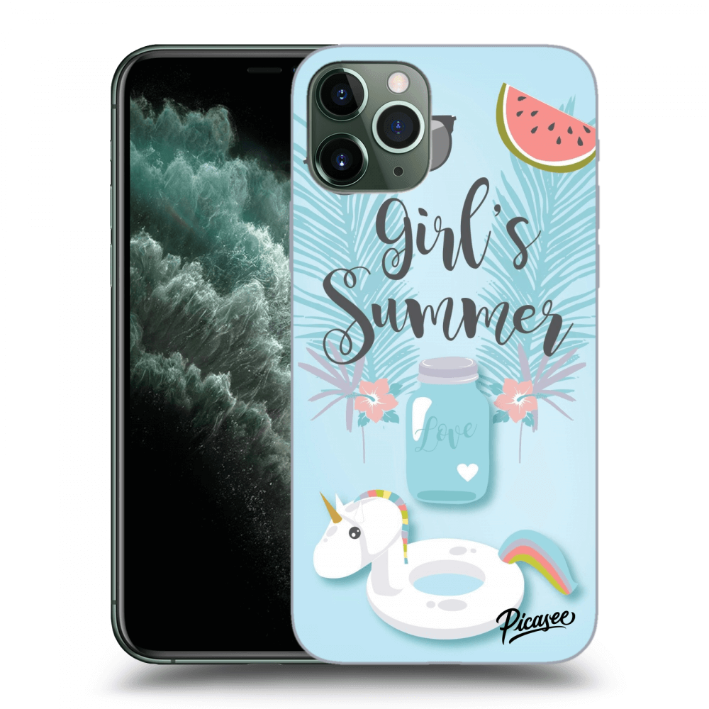 Picasee silikonový průhledný obal pro Apple iPhone 11 Pro - Girls Summer