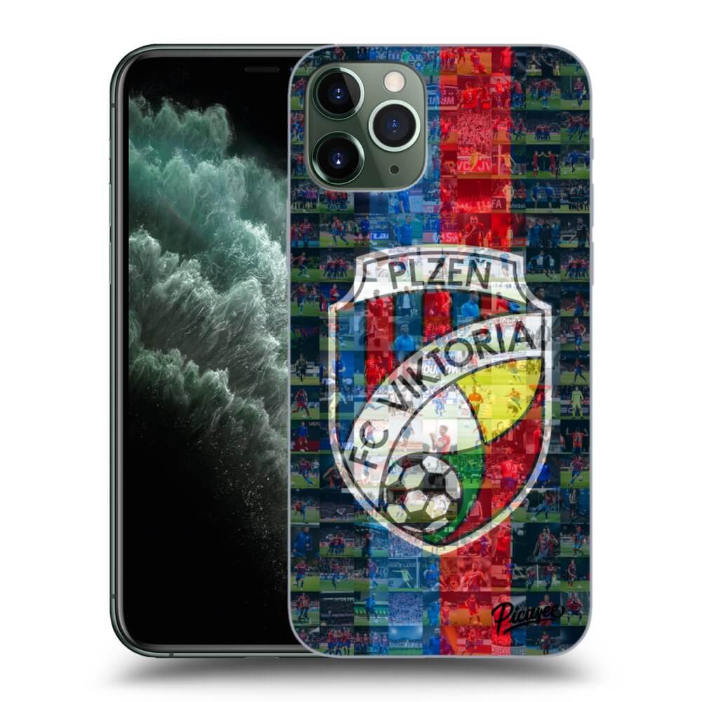 Picasee silikonový průhledný obal pro Apple iPhone 11 Pro - FC Viktoria Plzeň A