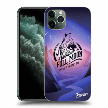 Picasee silikonový průhledný obal pro Apple iPhone 11 Pro - Vlk