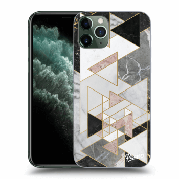Picasee silikonový průhledný obal pro Apple iPhone 11 Pro - Light geometry