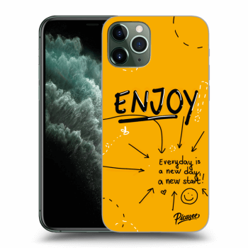 Picasee silikonový průhledný obal pro Apple iPhone 11 Pro - Enjoy