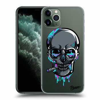 Picasee silikonový průhledný obal pro Apple iPhone 11 Pro - EARTH - Lebka 3.0