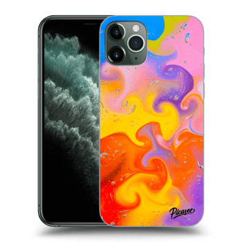 Picasee silikonový průhledný obal pro Apple iPhone 11 Pro - Bubbles