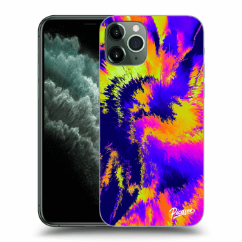 Picasee silikonový průhledný obal pro Apple iPhone 11 Pro - Burn