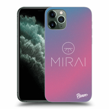 Picasee silikonový průhledný obal pro Apple iPhone 11 Pro - Mirai - Logo