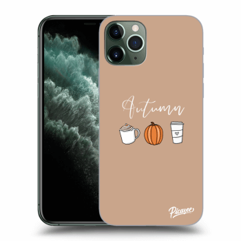 Picasee silikonový průhledný obal pro Apple iPhone 11 Pro - Autumn