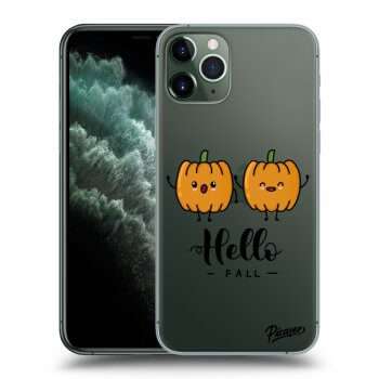 Picasee silikonový průhledný obal pro Apple iPhone 11 Pro - Hallo Fall