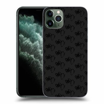 Picasee silikonový černý obal pro Apple iPhone 11 Pro - Separ - Black On Black 1