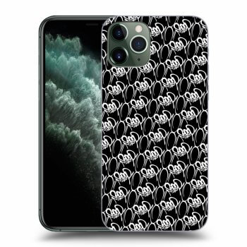 Picasee silikonový černý obal pro Apple iPhone 11 Pro - Separ - White On Black 2