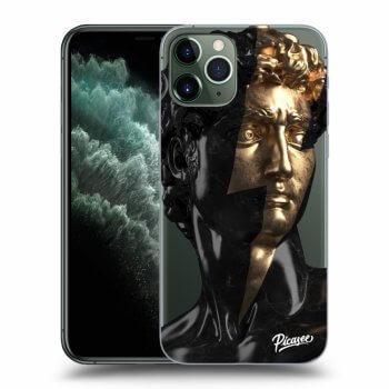 Picasee silikonový průhledný obal pro Apple iPhone 11 Pro - Wildfire - Black