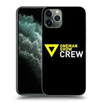 Picasee silikonový průhledný obal pro Apple iPhone 11 Pro - ONEMANSHOW CREW
