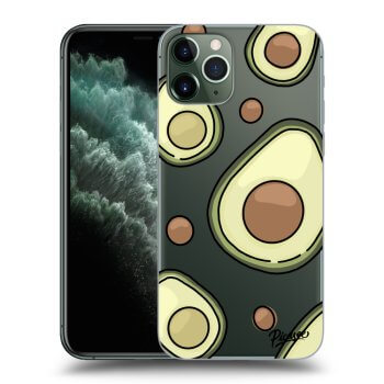 Picasee silikonový průhledný obal pro Apple iPhone 11 Pro - Avocado