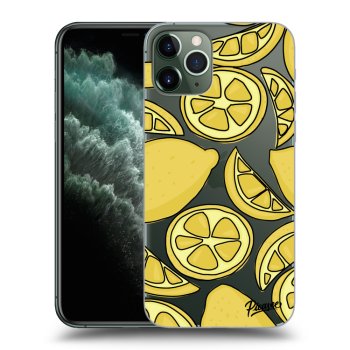 Picasee silikonový průhledný obal pro Apple iPhone 11 Pro - Lemon