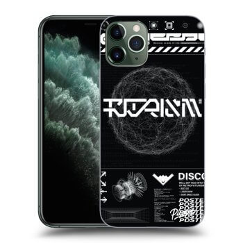 Picasee silikonový průhledný obal pro Apple iPhone 11 Pro - BLACK DISCO