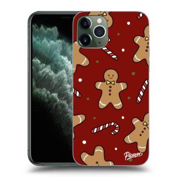 Picasee silikonový průhledný obal pro Apple iPhone 11 Pro - Gingerbread 2