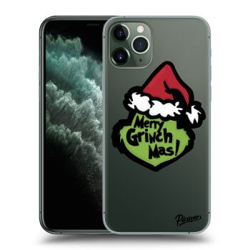 Picasee silikonový průhledný obal pro Apple iPhone 11 Pro - Grinch 2
