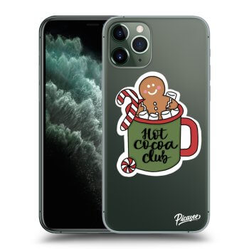 Picasee silikonový průhledný obal pro Apple iPhone 11 Pro - Hot Cocoa Club