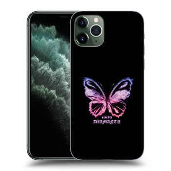Picasee silikonový průhledný obal pro Apple iPhone 11 Pro - Diamanty Purple