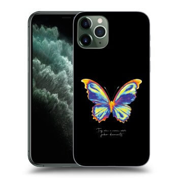 Picasee silikonový průhledný obal pro Apple iPhone 11 Pro - Diamanty Black