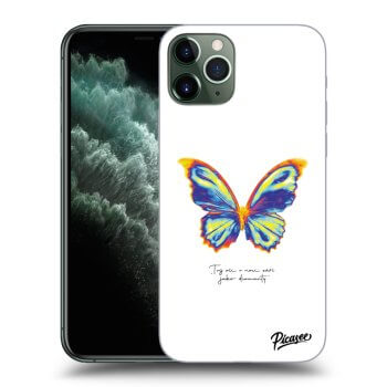 Picasee silikonový černý obal pro Apple iPhone 11 Pro - Diamanty White